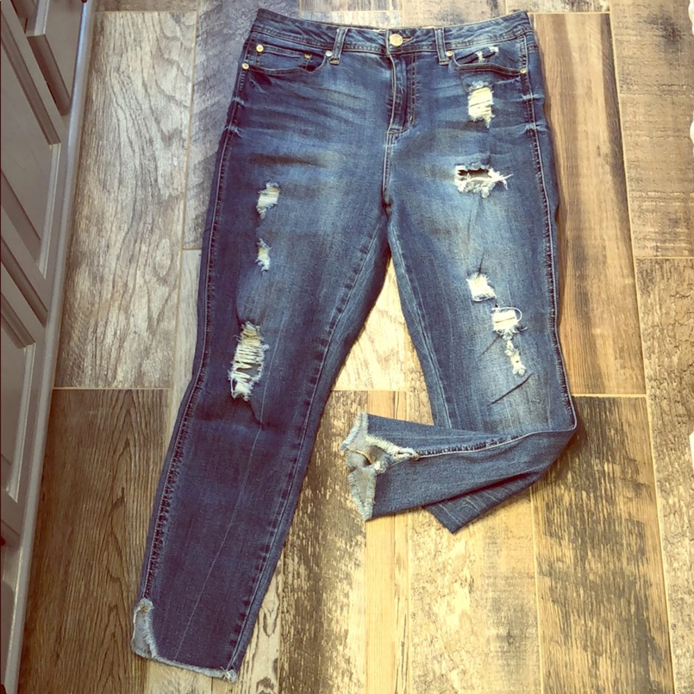Seven 7 jeans high waisted skinny jegging - 12
